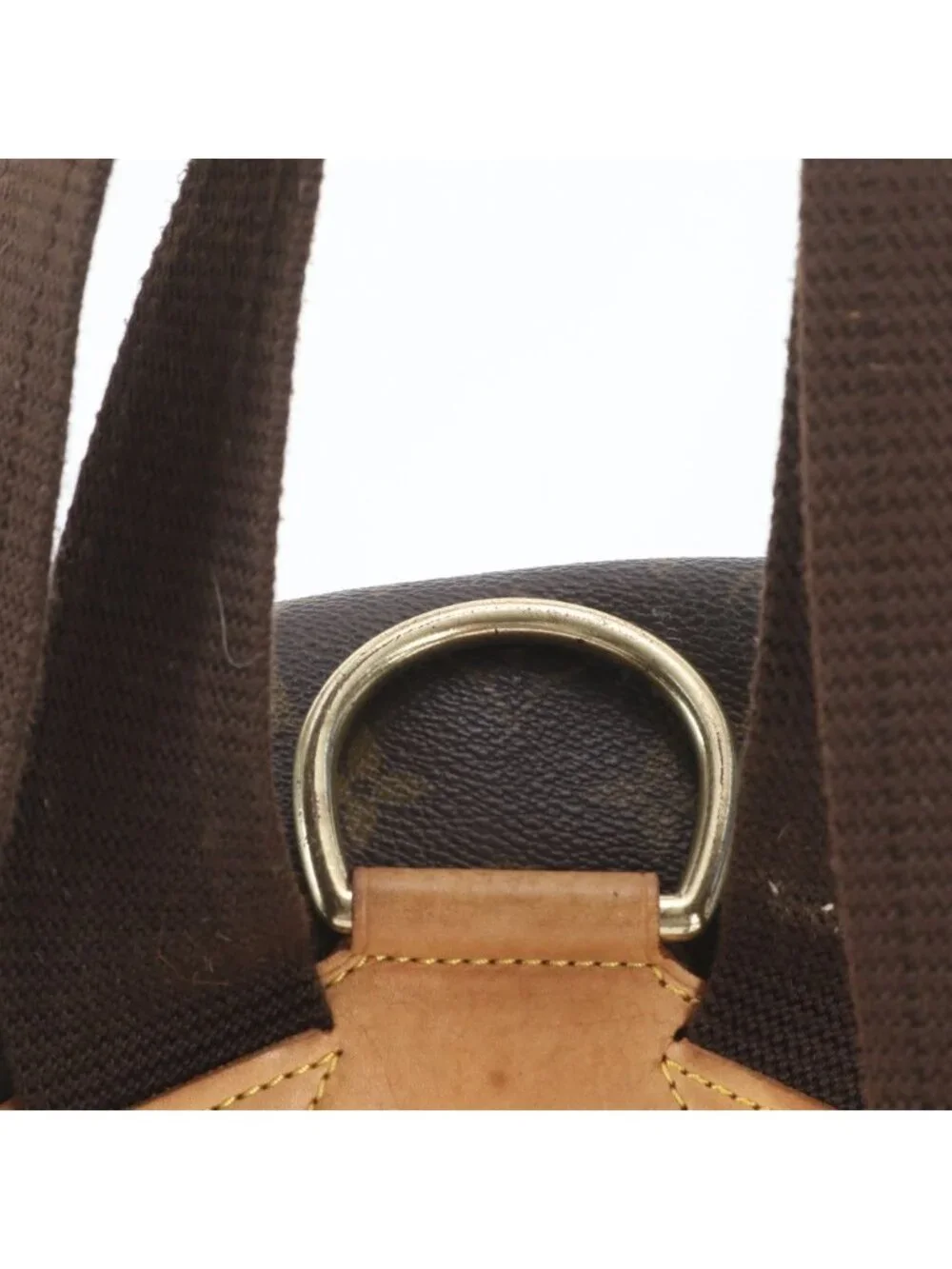 Louis Vuitton Monogram Montsouris GM Leather Backpack Shoulder Bag